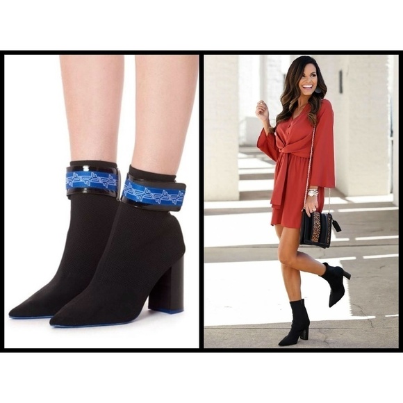 💕JEFFREY CAMBELL x LF💕 Siren Sock Booties - Picture 1 of 8